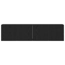 vidaXL 2 db fekete tölgyfa TV-szekrény 160 x 30 x 41 cm