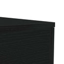 vidaXL fekete tölgy dohányzóasztal LED-lámpákkal 90x50x40 cm
