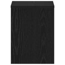 vidaXL fekete tölgy színű szerelt fa éjjeliszekrény 40 x 30 x 40 cm