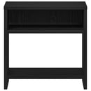 vidaXL 2 db fekete tölgyszínű szerelt fa éjjeliszekrény 40x30x40 cm
