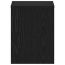 vidaXL 2 db fekete tölgyszínű szerelt fa éjjeliszekrény 40x30x40 cm
