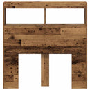 vidaXL antik fa áthidalószekrény LED-világítással 100 x 17 x 102 cm