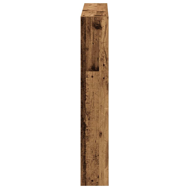 vidaXL antik fa áthidalószekrény LED-világítással 100 x 17 x 102 cm