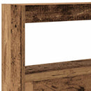 vidaXL antik fa áthidalószekrény LED-világítással 160 x 17 x 102 cm