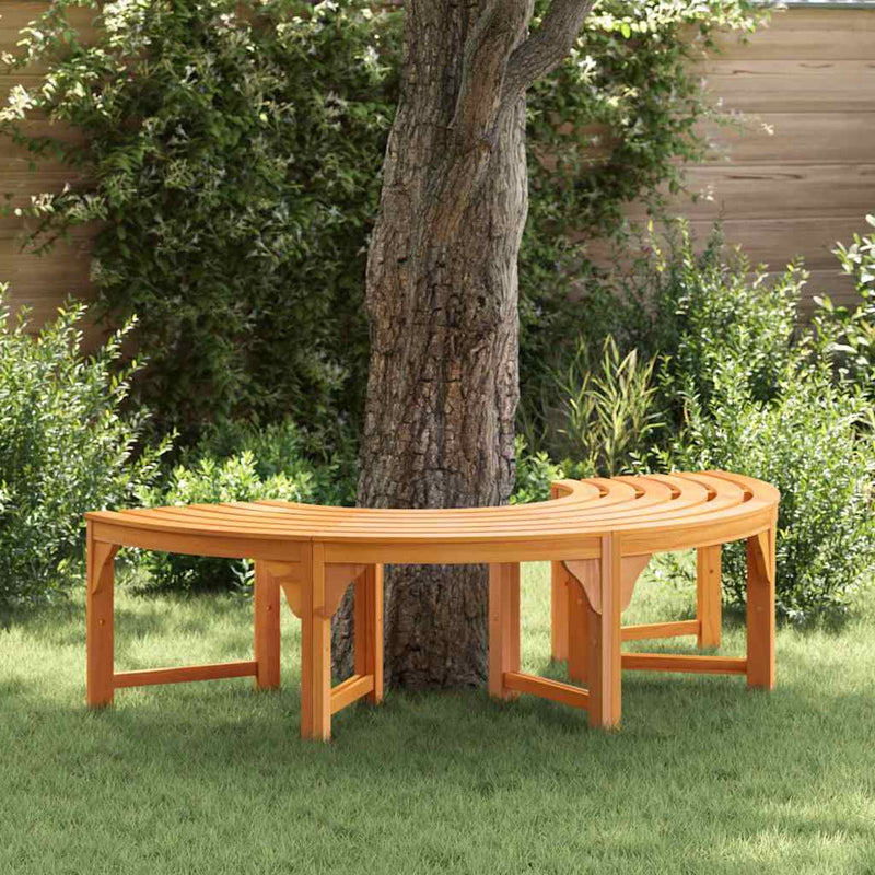 vidaXL Fa pad Barna 160 x 160 x 45cm Tömör eukaliptusz fa
