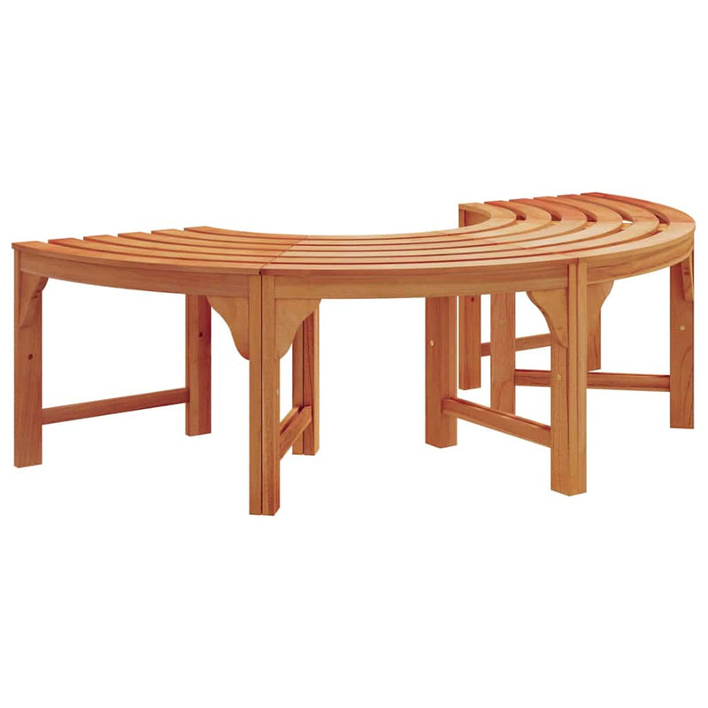 vidaXL Fa pad Barna 160 x 160 x 45cm Tömör eukaliptusz fa