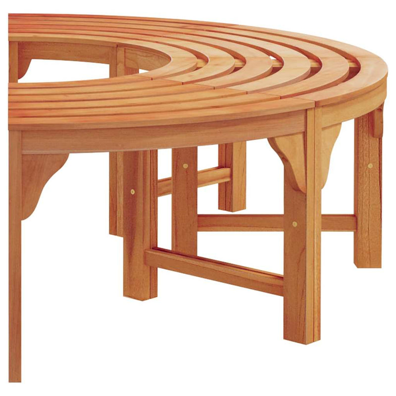 vidaXL Fa pad Barna 160 x 160 x 45cm Tömör eukaliptusz fa