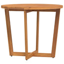 vidaXL tömör akácfa kerti étkezőasztal kerek Ø90x75 cm