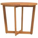 vidaXL tömör akácfa kerti étkezőasztal kerek Ø90x75 cm