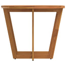vidaXL tömör akácfa kerti étkezőasztal ovális 150 x 90 x 75 cm