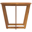 vidaXL ovális kerti étkezőasztal 200 x 90 x 75 cm tömör akácfa