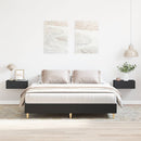 vidaXL fekete szerelt fa ágykeret matrac nélkül 150 x 200 cm