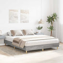 vidaXL sonoma tölgyszínű szerelt fa ágykeret matrac nélkül 150x200 cm