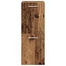 vidaXL 5 részes antik fa színű szerelt fa fürdőszobai bútorszett