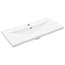 vidaXL kézműves tölgy mosdószekrény beépített mosdókagylóval