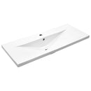 vidaXL kézműves tölgy mosdószekrény beépített mosdókagylóval