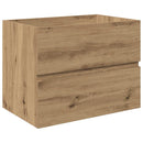 vidaXL kézműves mosogatószekrény beépített medencével és csapteleppel