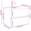 vidaXL kézműves mosogatószekrény beépített medencével és csapteleppel