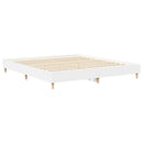 vidaXL fehér szerelt fa ágykeret matrac nélkül 180 x 200 cm