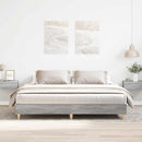 vidaXL szürke sonoma színű szerelt fa ágykeret matrac nélkül 160x200cm