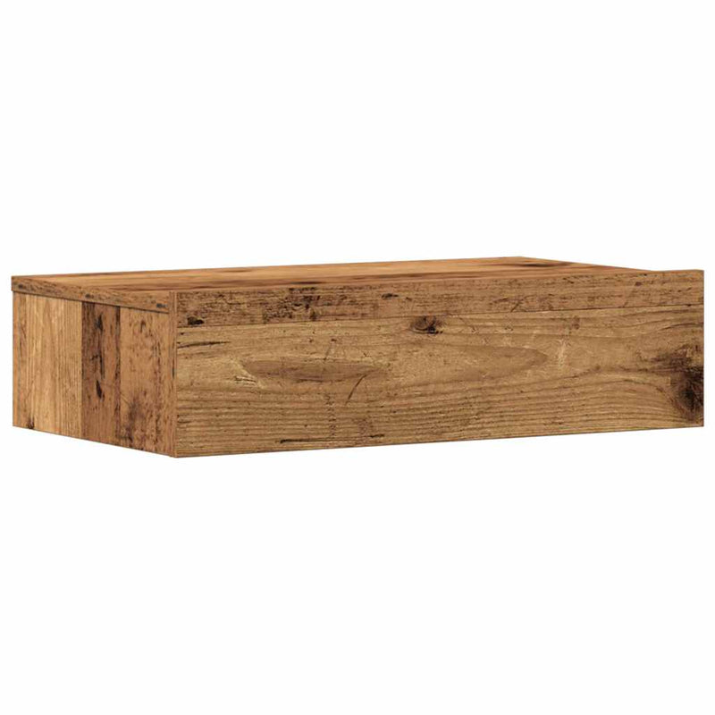 vidaXL éjjeliszekrény antik fa 60 x 35 cm szerelt fa