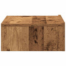 vidaXL éjjeliszekrény antik fa 60 x 35 cm szerelt fa