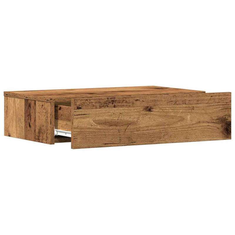 vidaXL éjjeliszekrény antik fa 60 x 35 cm szerelt fa