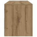 vidaXL 2 db kézműves tölgy színű éjjeliszekrény LED-del 60 x 35 x 40cm