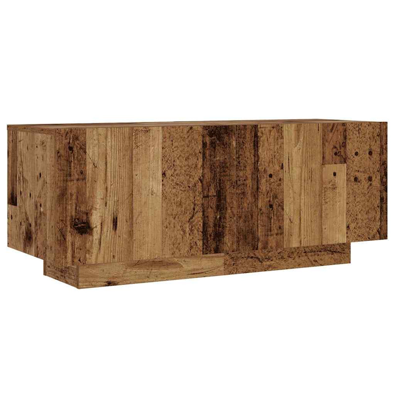 vidaXL antik fa színű szerelt fa éjjeliszekrény 100 x 35 x 40 cm