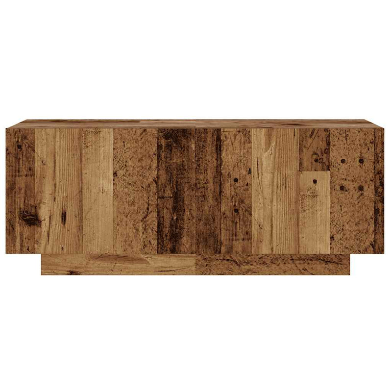 vidaXL antik fa színű szerelt fa éjjeliszekrény 100 x 35 x 40 cm