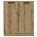 vidaXL 3 db kézműves tölgy színű szerelt fa tálalószekrény 60x30x70 cm