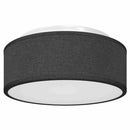 vidaXL Mennyezeti lámpa fényszórókkal Fekete 30 x 30 x 13,5 cm szövet