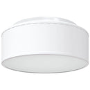 vidaXL Mennyezeti lámpa fényszórókkal Fehér 30 x 30 x 13,5 cm szövet
