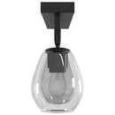 vidaXL Mennyezeti spotlámpa Fekete 73,5 x 13 x 26 cm Üveg és fém
