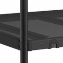 vidaXL fekete acél emeletes ágy matrac nélkül 75 x 190 cm
