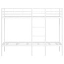 vidaXL fehér acél emeletes ágy matrac nélkül 75 x 190 cm