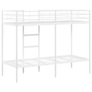 vidaXL fehér acél emeletes ágy matrac nélkül 75 x 190 cm