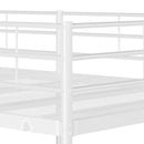 vidaXL fehér acél emeletes ágy matrac nélkül 75 x 190 cm