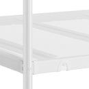 vidaXL fehér acél emeletes ágy matrac nélkül 75 x 190 cm