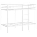 vidaXL fehér acél emeletes ágy matrac nélkül 90 x 200 cm
