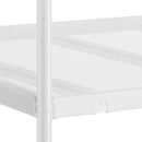 vidaXL fehér acél emeletes ágy matrac nélkül 90 x 200 cm
