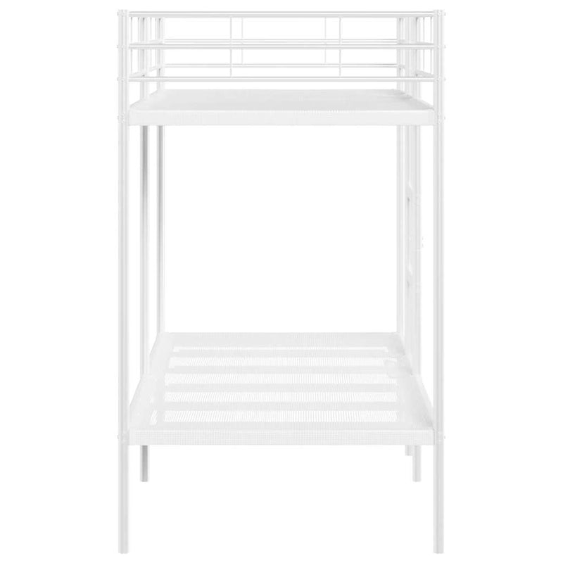 vidaXL fehér acél emeletes ágy matrac nélkül 100 x 190 cm