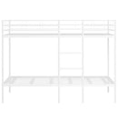 vidaXL fehér acél emeletes ágy matrac nélkül 100 x 200 cm