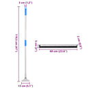 vidaXL acél és gumi felmosó 60,5 x 119,5 cm