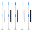 vidaXL 5 db acél és gumi felmosók 55 x 119,5 cm