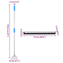 vidaXL 5 db acél és gumi felmosók 75 x 119,5 cm
