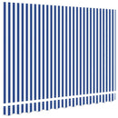 vidaXL Napellenző ponyva Kék és Fehér 3,5 x 2 m Poliészter