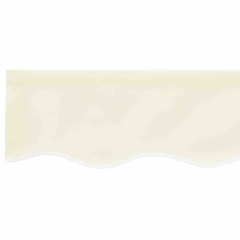 vidaXL Napellenző ponyva Krém 350 x 200 cm Vászon