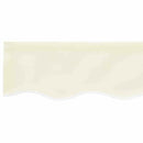 vidaXL Napellenző ponyva Krémszínű 380 x 195 cm Poliészter