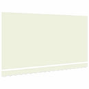 vidaXL Napellenző ponyva Krémszínű 380 x 195 cm Poliészter